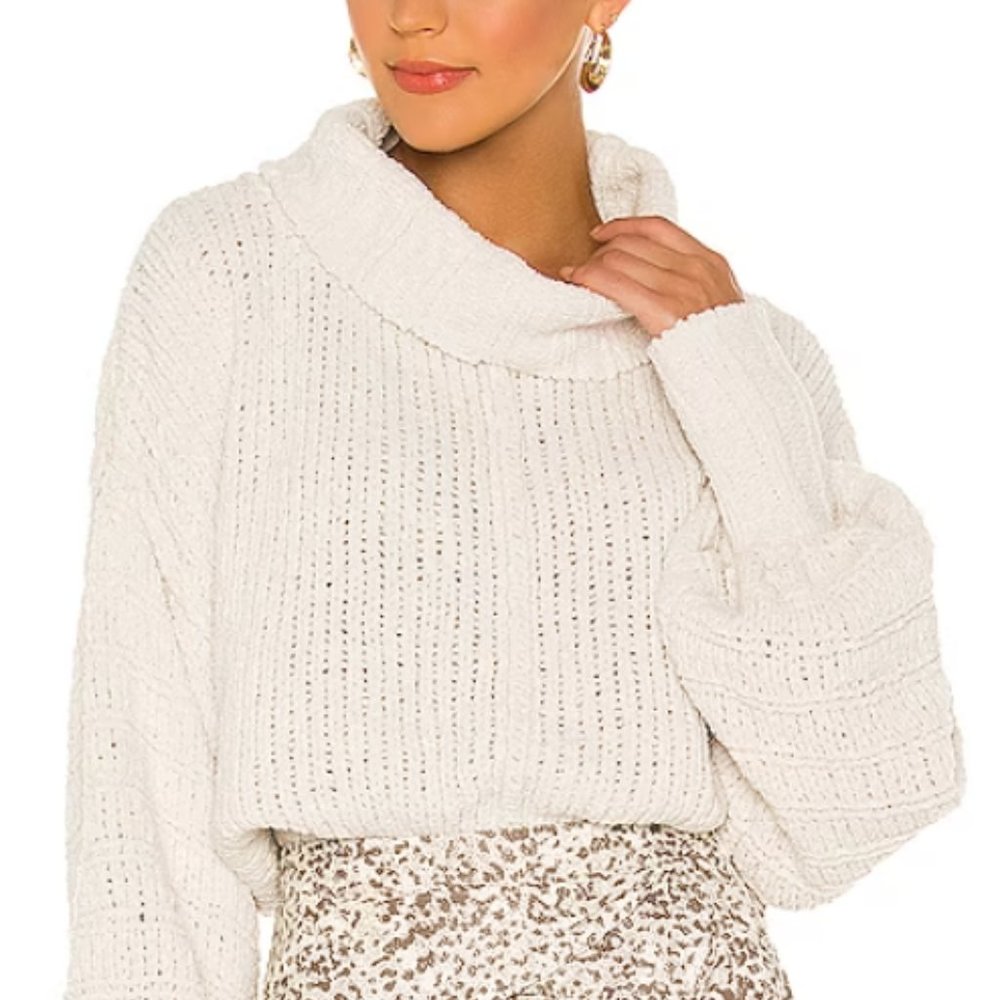 Free People Be Yours Pullover in White